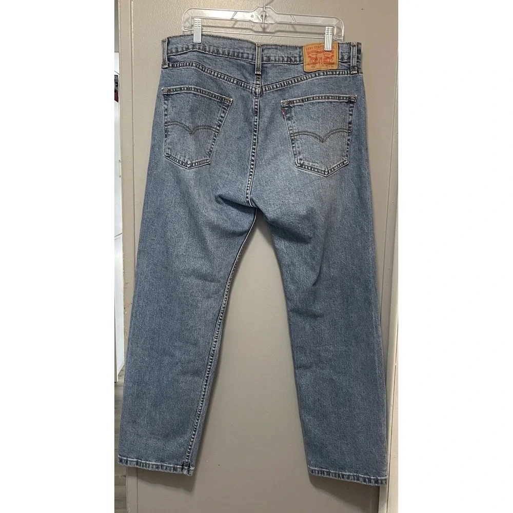 Levi's 505 Denim Jeans Men's 36 X 30 Boot Cut Five Pocket